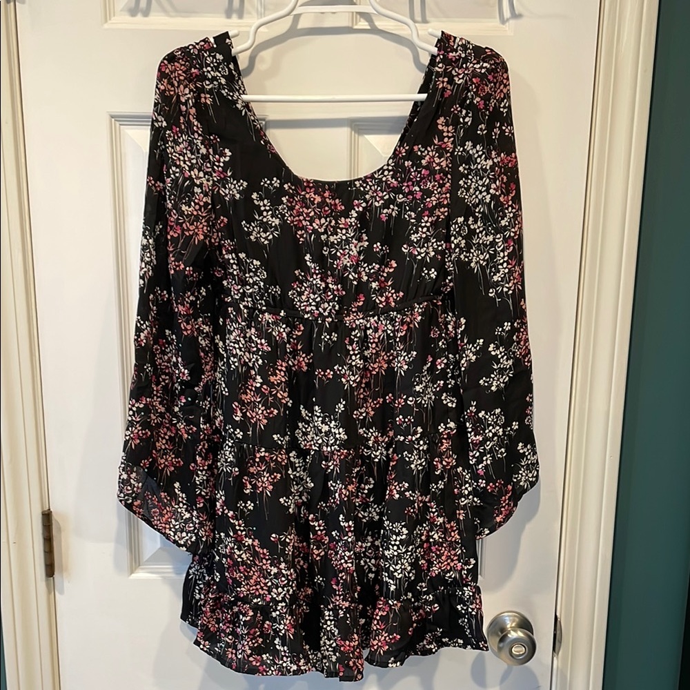 Socialite floral mini dress